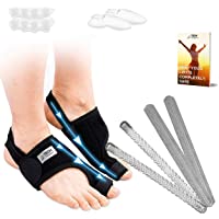 TECH THERAPEUTICS Hallux Valgus Corrector Tiras Flexibles y Rígidas+Férulas de Neopreno+Separador de dedo del pie en Gel…
